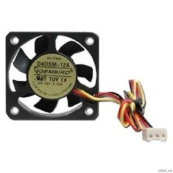 Gembird ���������� 40x40x10, 3pin, ���� 7��,  [D40SM-12A]  [��������: 3 ������]
