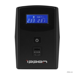Ippon Back Power Pro II 600 black {1030300}  [��������: 2 ����]