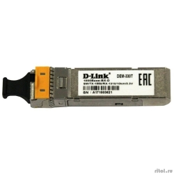 D-Link 330T/10KM/A1A WDM SFP-  1  1000Base-BX-D (Tx:1550 , Rx:1310 )     ( 10 ,  Simplex LC)  [: 1 ]