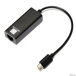 5bites ������-������� UA3C-45-08BK USB3.1 ������� ����� / RJ45 100MB / BLACK  [��������: 6 �������]