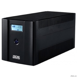 PowerCom Raptor RPT-1025AP LCD ��� {Line-Interactive, 1025VA/615W, Tower, 4xEURO, LCD, USB}{1107532}  [��������: 2 ����]