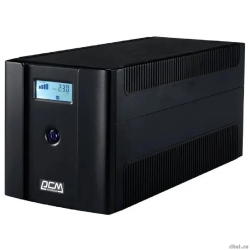 PowerCom Raptor RPT-1500AP LCD ��� {Line-Interactive, 1500VA/900W, Tower, 4xEURO, LCD, USB} {1107535}  [��������: 2 ����]