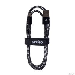 PERFEO ������ USB2.0 A ����� - Micro USB �����, �����-�����, ����� 1 �. (U4801)  [��������: 2 ������]
