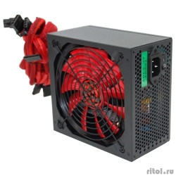Ginzzu PC600 14CM(Red) 80+ black,APFC,24+4p,2 PCI-E(6+2), 5*SATA, 4*IDE,,  ,   [: 3 ]