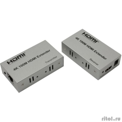 ORIENT VE047, HDMI 4K extender (Tx+Rx), �������� ���������� �� 100 � �� ����� ����� ����, HDMI 1.4b, 4K@30Hz/ 1080p@60Hz/3D, HDCP, ������������ ������ UTP Cat5e/6, ������� �� ������� �� 5�/1�, (30161)  [��������: 1 ���]