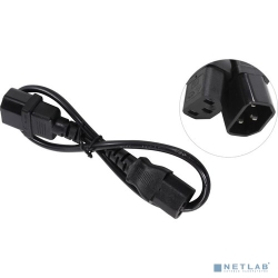 Exegate EP280619RUS ������ ������� - ��������� (UPS->����������) ExeGate Power EC-0,5P (IEC 320 �13->�14) VDE-250V-3*0.5mm2-����, ������, 0.5�.  [��������: 6 �������]