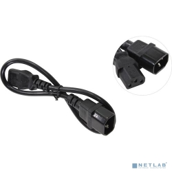 Exegate EP280620RUS ������ ������� - ��������� (UPS->����������) ExeGate Power EC-0,5P (IEC 320 �13->�14) VDE-250V-3*0.75mm2-����, ������, 0.5�.  [��������: 6 �������]