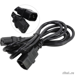 Exegate EP280625RUS ������ ������� - ��������� (UPS->����������) ExeGate Power EC-1,8P (IEC 320 �13->�14) VDE-250V-3*0.75mm2, ����, ������, 1.8�.  [��������: 6 �������]