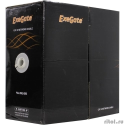 Exegate EX281810RUS ������ ExeGate FUTP4-C6-CU-S23-IN-PVC-GY-305 FTP 4 ���� ���.6 ����, 23AWG, �����, ����� 305�, �����, PVC  [��������: 1 ���]