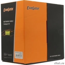 Exegate EX281811RUS ������ Exegate  FUTP4-C5e-CU-S24-IN-PVC-GY-305 FTP 4 ���� ���.5e ����, 24AWG, �����, ����� 305�, �����, PVC  [��������: 1 ���]