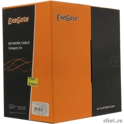 Exegate EX281817RUS ������ Exegate  UTP4-C5e-CCA-S25-IN-PVC-GY-305 UTP 4 ���� ���.5e CCA, 25AWG, ����� 305�, �����, PVC  [��������: 1 ���]