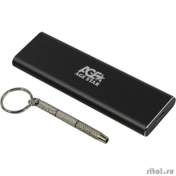 AgeStar 31UBNV1C (GRAY) USB 3.1 Type-C  ������� ������ M.2 NVME (M-key)  AgeStar 31UBNV1C (GRAY), ��������, ����� [17310]  [��������: 6 �������]