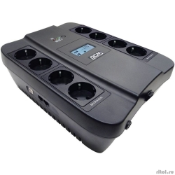 PowerCom Spider SPD-750U LCD ��� {Line-Interactive, 750VA / 450W, 8xEURO: 4 � ��������� ��������, 4 � �����������, USB} (1138691/1642610)  [��������: 2 ����]