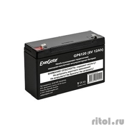 Exegate EX282954RUS �������������� ������� GP6120 (6V 12Ah, ������ F1)  [��������: 1 ���]