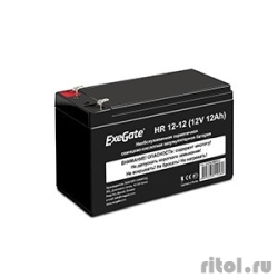 Exegate EX282968RUS �������������� ������� HR 12-12 (12V 12Ah 1251W, ������ F2)  [��������: 1 ���]
