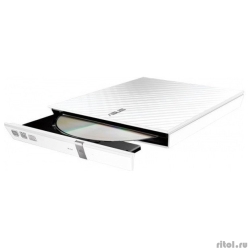 ASUS White Slim Ret. Karim Rashid Collection SDRW-08D2S-U LITE, USB, ����� 90-DQ0436-UA221KZ  [��������: 1 ���]