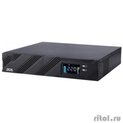 PowerCom Smart King Pro+ SPR-3000 LCD ��� { Line-Interactive, 3000VA / 2100W, Rack/Tower, 8xC13 + 1xC19, Serial+USB, SmartSlot} (1152579)  [��������: 2 ����]