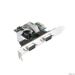 Exegate EX283706RUS ���������� EXE-307 PCI-E, 2*COM port (OEM)  [��������: 1 ���]