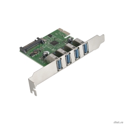 Exegate EX283716RUS ���������� EXE-314 PCI-E 2.0, 4*USB3.0 ext, ������ ���.������� (OEM)  [��������: 1 ���]