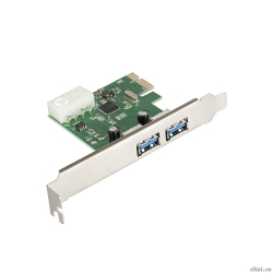 Exegate EX283718RUS ���������� EXE-319 PCI-E 2.0, 2*USB3.0 ext, ������ ���.������� (OEM)  [��������: 1 ���]