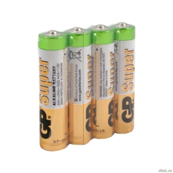 GP Super AAA/LR03/24A 24ARS-2SB4/24AA21RA-2CRS4 Super Alkaline G-Tech (96 ��. � ��-��) (GPPCA24AS532)  [��������: 1 ���]