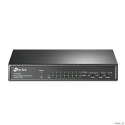 TP-Link TL-SF1009P ���������� ���������� � 9 ������� 10/100 ����/� (8 ������ PoE+)  [��������: 3 ����]