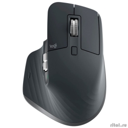 910-006585/910-006559/910-006565 ���� Logitech MX Master 3S Mouse Graphite Wireless ���������� ���������� (4000dpi) ������������ BT/Radio USB (5but)  [��������: 3 ����]