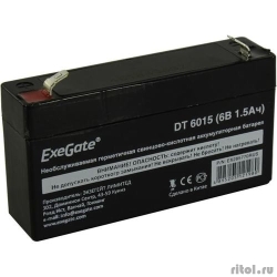 Exegate EX285770RUS �������������� ������� DT 6015 (6V 1.5Ah, ������ F1)  [��������: 1 ���]