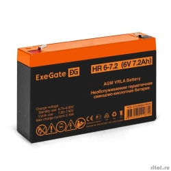 Exegate EX285651RUS   HR 6-7.2 (6V 7.2Ah,  F1)  [: 1 ]