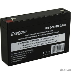 Exegate EX285851RUS �������������� ������� HR 6-9 (6V 9Ah 634W, ������ F1)  [��������: 1 ���]