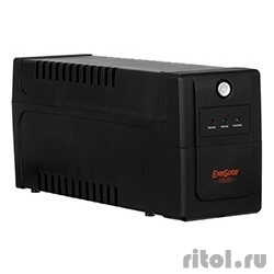 Exegate EP285474RUS ��� ExeGate Power Back BNB-850.LED.AVR.EURO.RJ.USB <850VA/480W, LED, AVR,2 �����������, RJ45/11, USB, Black>  [��������: 1 ���]