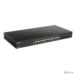 D-Link DXS-1210-28T/A1A PROJ ����������� L2+ ���������� � 24 ������� 10GBase-T � 4 ������� 25GBase-X SFP28  [��������: 1 ���]