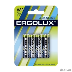 Ergolux  LR03 Alkaline BL-4 (LR03 BL-4, ,1.5) (4 .  -)  [: 1 ]