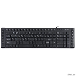 Acer OKW010 [ZL.KBDEE.002] Keyboard USB slim Multimedia black  ���������� ���������   [��������: 1 ���]