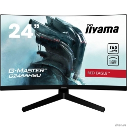 LCD IIYAMA 23.6" G2466HSU-B1 {VA curved 19201080 165hz 250cd 178/178 3000:1 1ms 165Hz 2xHDMI DisplayPort  Speakers}  [: 3 ]