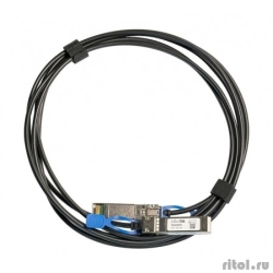 MikroTik XS+DA0001 ����-���� DAC, Direct attach cable ������ SFP/SFP+/SFP28(1Gbit/10Gbit/25Gbit), 1m  [��������: 1 ���]
