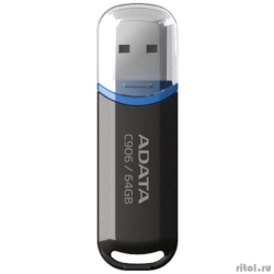 A-DATA Flash Drive 64GB Classic C906, USB 2.0, ������ [AC906-64G-RBK]  [��������: 1 ���]