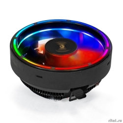 Exegate EX286155RUS ����� ExeGate Dark Magic EE126A-RGB (Al black coating, LGA775/1150/1151/1155/1156/1200/1700/AM2/AM2+/AM3/AM3+/AM4/FM1/FM2/754/939/940,TDP100W,Fan 120mm,1800RPM,Hydro bearing,4pin,  [��������: 1 ���]
