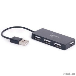 Gembird ������������ USB 2.0 UHB-U2P4-03, 4 �����, ������� (UHB-U2P4-03)  [��������: 1 ���]