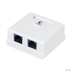 Cabeus WS-8P8C-Cat.5e-2 ������� ������������ RJ-45, ��������� 5e, �������, �������, Dual IDC  [��������: 2 ������]