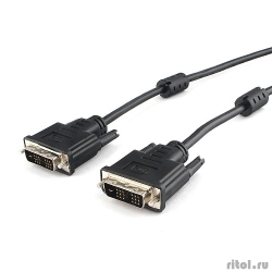 ������ DVI-D single link Gembird/Cablexpert, 1.8�, 19M/19M, �����, ������.������, ����� ( CC-DVIL-BK-6)  [��������: 1 ���]