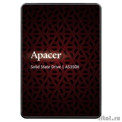 Apacer SSD PANTHER AS350X 512Gb SATA 2.5" 7mm, R560/W540 Mb/s, IOPS 80K, MTBF 1,5M, 3D NAND, Retail (AP512GAS350XR-1)  [��������: 3 ����]