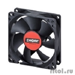 Exegate EX288994RUS ���������� 220B ExeGate EX08025SAT (80x80x25 ��, Sleeve bearing (��������� ����������), ������, 2500RPM, 31dBA)  [��������: 6 �������]