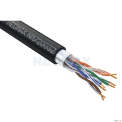 ������ NEOMAX [NM720032-P] F/UTP cat.5e 4x2x0.52, 24 AWG, ����, �������, PE, 305�, ������;  Fluke Tested  [��������: 5 ���]