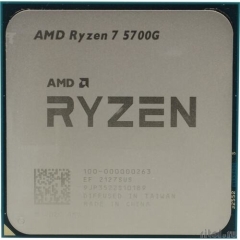 CPU AMD Ryzen 7 5700G OEM (100-000000263){3,80GHz, Turbo 4,60GHz, Vega 8 AM4}  [��������: 1 ���]
