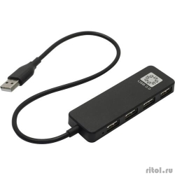 5bites HB24-209BK ������������ 4*USB2.0 / USB PLUG / BLACK  [��������: 6 �������]