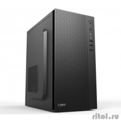 CBR ������ mATX Minitower MX08, ��� ��, 2*USB 2.0, HD Audio+Mic, Black [PCC-MATX-MX08-WPSU]  [��������: 1 ���]