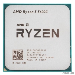 CPU AMD Ryzen 5 5600G OEM (100-000000252) {3,90GHz, Turbo 4,40GHz, Vega 7 AM4}  [: 1 ]