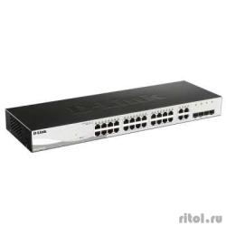 D-Link DGS-1210-28/F3A ����������� L2 ���������� � 24 ������� 10/100/1000Base-T � 4 �����-������� 100/1000Base-T/SFP  [��������: 1 ���]