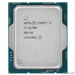 CPU Intel Core i7-12700 Alder Lake OEM {2.1 ���/ 4.8 ��� � ������ Turbo, 25MB, Intel UHD Graphics 770, LGA1700}  [��������: 1 ���]